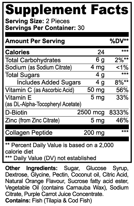 Collagen Gummies for Radiant Skin (Adult)