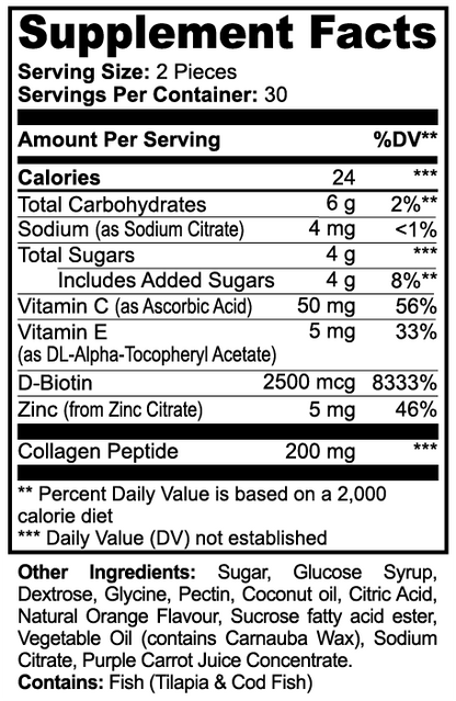 Collagen Gummies for Radiant Skin (Adult)